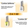 thumbnail image 5 of Gellen Nail Cuticle Oil and Nail Softener, 2 Pcs 18ml Cuticle Moisturizing & Strengthener, Nail Cuticle Protector, 2 in 1 Nail Care Kit for Cuticle Repairng Manicure Essentials, 5 of 9