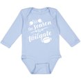 thumbnail image 3 of Inktastic Tis the Season to Tailgate with Helmets and Football Boys or Girls Long Sleeve Baby Bodysuit, 3 of 5