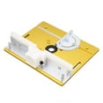 thumbnail image 1 of C8 Woodworking Lift Base Router Table Insert Plate Multifunctional Lifting System Flip Board Trimmer Gong Machine Panel Base Table Sieve Flip Metal Kit Aluminum, 1 of 7