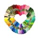 thumbnail image 4 of Punto de cruz artesanías hilo de hilo Kit de hilo de hilo de pulsera de hilo de bordado de algodón de color arcoíris 100 colores AweSitey HA1546-00B, 4 of 6