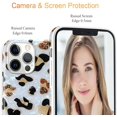 thumbnail image 4 of Compatible with iPhone 13 Pro Case for Women Girls, Leopard Cheetah Design Cute Soft Silicone Protective Phone Case for iPhone 13 Pro 6.1",Leopard, 4 of 7