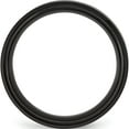 thumbnail image 2 of Titanium Brushed & Polished Black Ip-Plated Striped 8mm Band (Size 11) Made In China tb309-11, 2 of 5