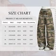 thumbnail image 3 of TEMOFON Wide Leg Sweatpants Women Barrel Travel Pants with Pockets Drawstring Workout Pants, 3 of 9