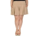 thumbnail image 2 of Stretch Is Comfort Women's Flowy Skort Wide Leg Shorts with Pockets | Adult Small- 5x, 2 of 5