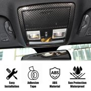 JJMY Carbon Fiber Roof Reading Light Cover Trim Kit For Dodge Challenger 2010-2025
