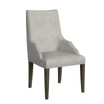 Picket House Furnishings Marietta Dining Host Chair Set - Gray Fabric in Brown