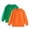 Orange, variant on xaoyunyn 2 Pieces Solid Color Pullover for Kids Fall Winter Casual Basic Round Neck Long Sleeve Sweatshirts