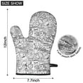 thumbnail image 6 of Cute Oven Mitts,Football Icons Pattern Oven Mitt 2-Pack Set,Kitchen Gloves for Oven,Heat Resistant Oven Mitts 7.7"x12", 6 of 7