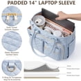 thumbnail image 4 of Bolsa acolchada grande para biblias FLOE con funda y suministros, 4 of 9
