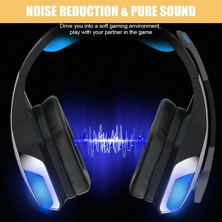 Hunterspider Gaming Noise Cancel Headset for PS4 PS5 Switch Xbox One PC  with Mic