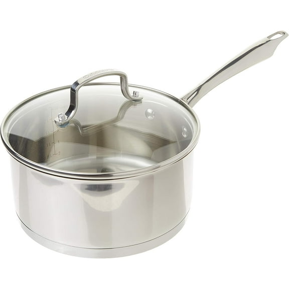 Cuisinart Professional Series Stainless Saucepan With Cover - 3 Quart Pan, 1.0 CT