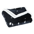 thumbnail image 2 of Gruden 50 in. W x 60 in. L Sherpa Throw in Silver, 2 of 2