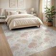 thumbnail image 3 of ODIKA Romantic Roses Shack Dainty Rosebud Clusters Pink Toss Playful Expressive Non-Slip Chair-Friendly for Dining Room, Large Office, Lounge, 3 of 7