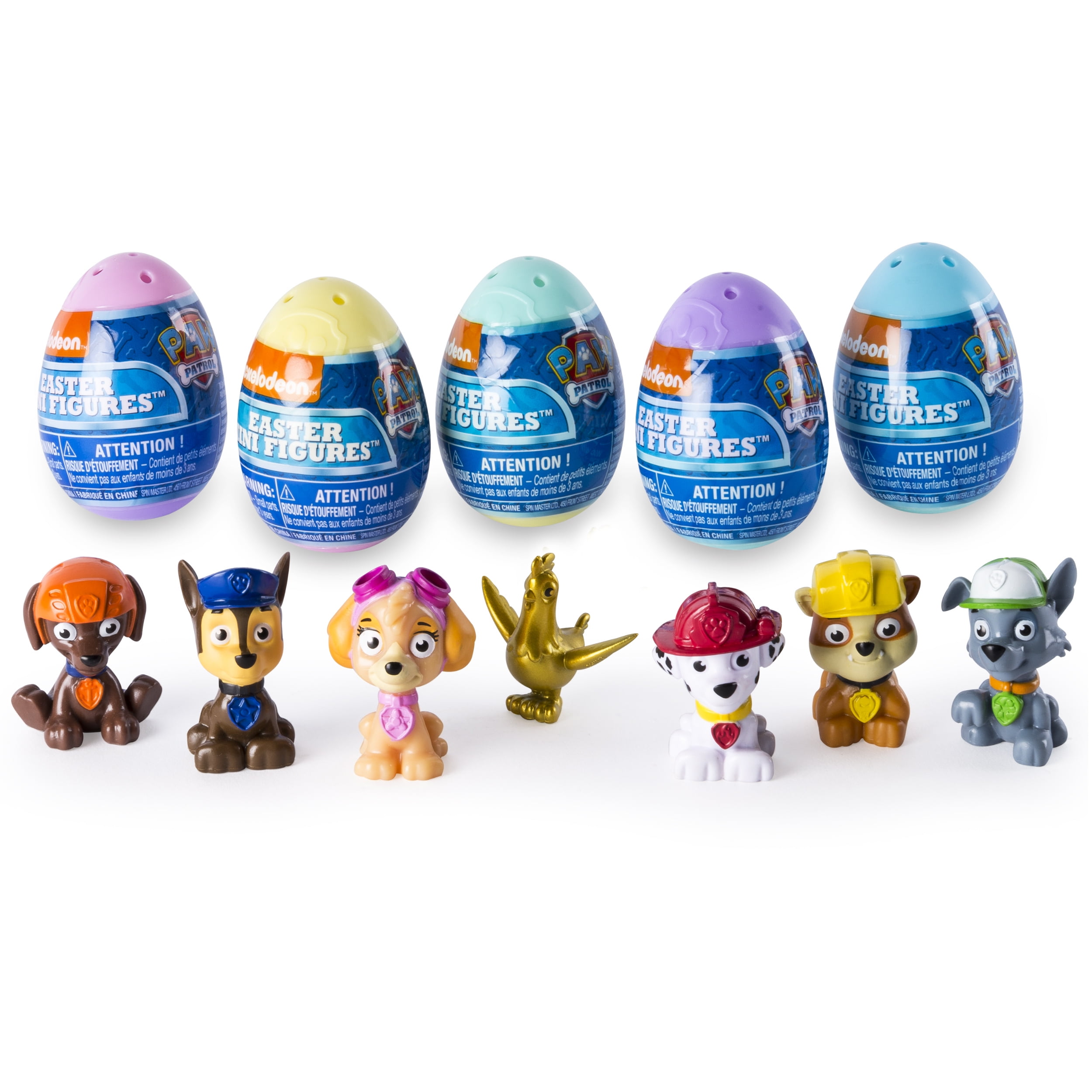 paw patrol mini figures set