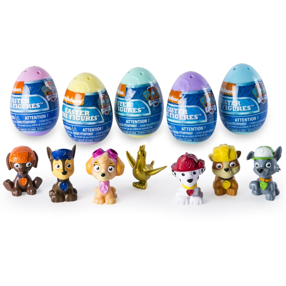 paw patrol metallic figures