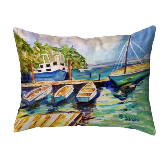 Betsy Drake Interiors NC1457 16 x 20 in. Marina V No Cord Pillow