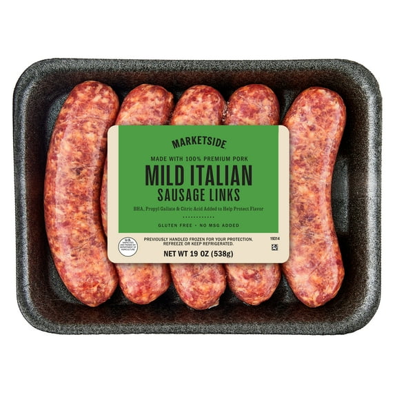 Marketside Mild Italian Sausage, 5 Links, 1 lb 3 oz (Fresh)