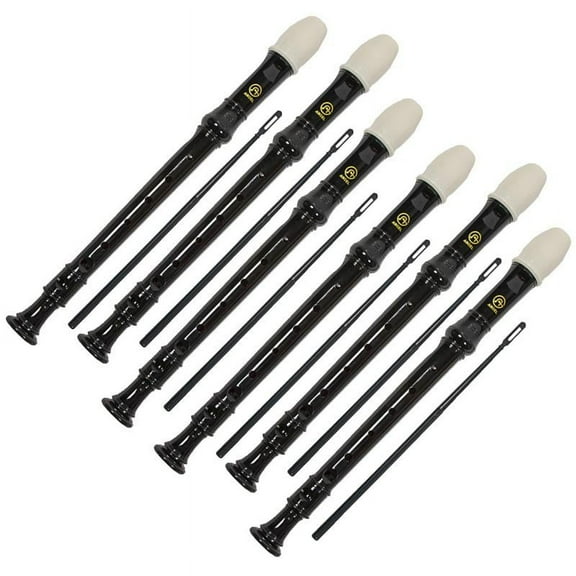 Westco Educational Products Soprano Recorder, Pack of 6