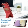thumbnail image 2 of Dteck Galaxy A42 5G Case Shockproof Card Holder Wallet Protective Cover with Card Slot and Slim Purse Leather Case for Samsung A32 5G (Red), 2 of 6