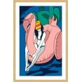thumbnail image 2 of Floating Flamingo I Framed Painting Print, 2 of 6