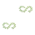 thumbnail image 2 of Hojas colgantes artificiales Advancent 12 Uds hiedra vid guirnalda falsa plantas autoensamblaje al aire libre para Navidad baño jardín 2Conjunto, 2 of 6