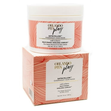 Orlando Pita Play SATIN PILLOW Overnight Hair Mask for Deep Moisture and Silky Shine 10oz