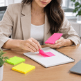Stuck Note Pads Sticky Notes 3x5 in, Bright Notepads, Stickies, Memo Note Pads ...