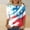 Multicolor -1, variant on Cavosen Independence Day Clothes Women Petite 4th of July 3/4 Sleeve Crew Neck Shirts USA Star Striped Print Shirts Lady XL Red White and Blue Casual Tops Patriotic Tunic Tees Patriotic Blouses