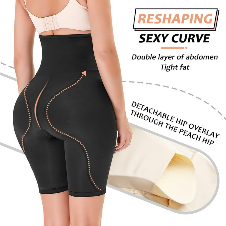 POP CLOSETS Women Hip Enhancer Butt Lifter Shapewear High Waist Padded  Panty Tummy Control Shaper Short 