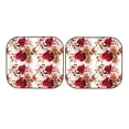 thumbnail image 4 of Picia Lilies Flowers 2 Piece Car Windshield Sun Shade Foldable | Foldable Sun Shield for Front Window Blocks UV Rays and Keeps Your Vehicle Cool-Small, 4 of 7