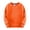 a0630-b10 Orange, variant on Sweatshirts Pullovers Kids Boys Girls Shirt, Solid Color Long Sleeve Crew Neck Kids Pullover Sweatshirt
