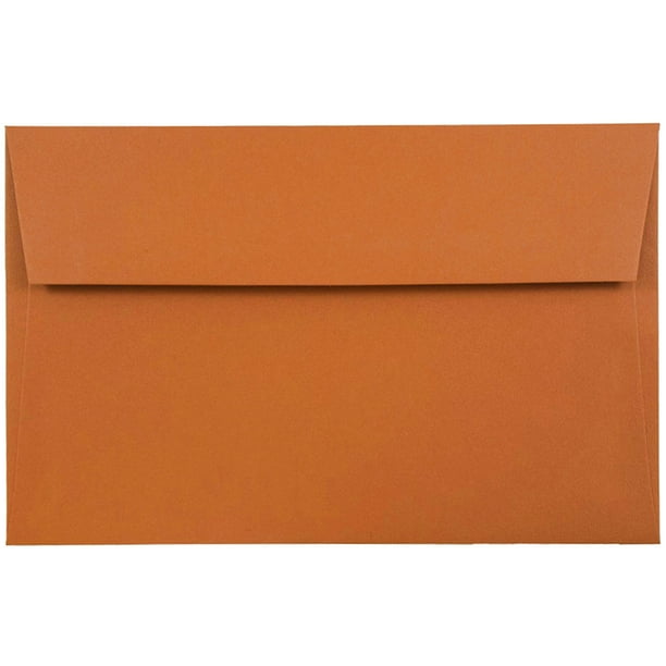 JAM A9 Envelopes, 5 3/4 x 8 3/4, Dark Orange, 1000/Carton