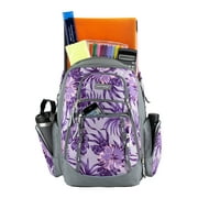 Eastsport Unisex Diamond Expandable Recycled Backpack, Hibiscus Edge