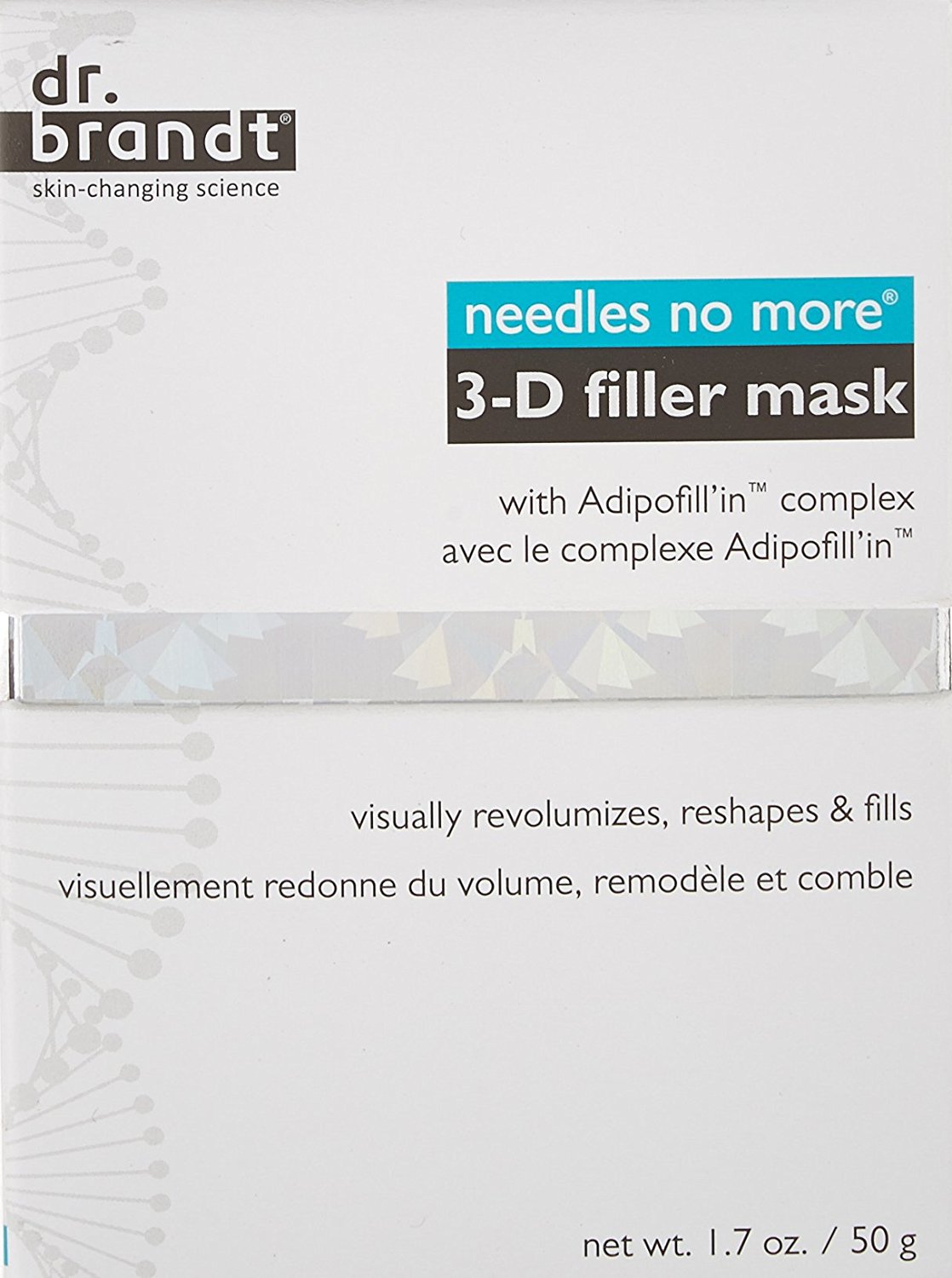 Dr Brandt Dr Brandt Needles No More 3 D Face Mask With Adipofill In Complex 1 7 Oz Walmart Com Walmart Com