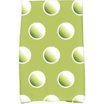 Simply Daisy 18" x 30" Dip Dye Dots Holiday Geometric Print Kitchen Towel