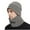 Dark Gray, variant on ZUKMRJPC Winter Beanie Hat Scarf Sets Men Women Unisex Warm Fleece Lined Windproof Skull Cap Warmer Cold Weather Caps for Outdoor Cycling