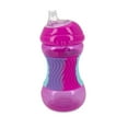 thumbnail image 4 of Nuby Clik-It Silicone Spout Cup with Sili Band, Pink, 4 of 7