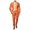 Orange, variant on Men's Halloween Suit Jacket Pant Set Formal Party Outfit Stylish Trouser Combo for