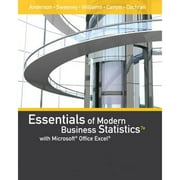 Pre-Owned Essentials of Modern Business Statistics with Microsoftoffice Excel (with Xlstat Education (Hardcover 9781337298292) by David R Anderson, Dennis J Sweeney, Thomas A Williams