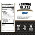 thumbnail image 3 of Brunswick Boneless Kipper Style Herring Fillets, GJM1&nbsp;3.53 oz Can (Pack of 12) - 18g Protein per Serving - Gluten Free, Keto Friendly - Great for Pasta & Seafood Recipes, 3 of 3