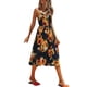 thumbnail image 1 of Vestidos para mujer Vestidos casuales Estampado erógeno Botones Fuera del hombro Vestido sin mangas Princesa Mini vestido Odeerbi ODB-5, 1 of 6