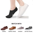 thumbnail image 5 of YOMYM 6 Pairs Womens No Show Socks Liner Socks Nonslip Liner Invisible Hidden Thin Socks, 5 of 7