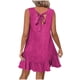 thumbnail image 4 of Vestido Largo Fluido sin Mangas de las Mujeres, Tela Transpirable Ligera para el Uso Diario, 4 of 4