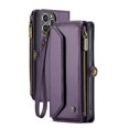 thumbnail image 2 of Premium Leather Wallet Case With Wrist And Shoulder Strap For Iphone 15 Series,iPhone 16, 2 of 7