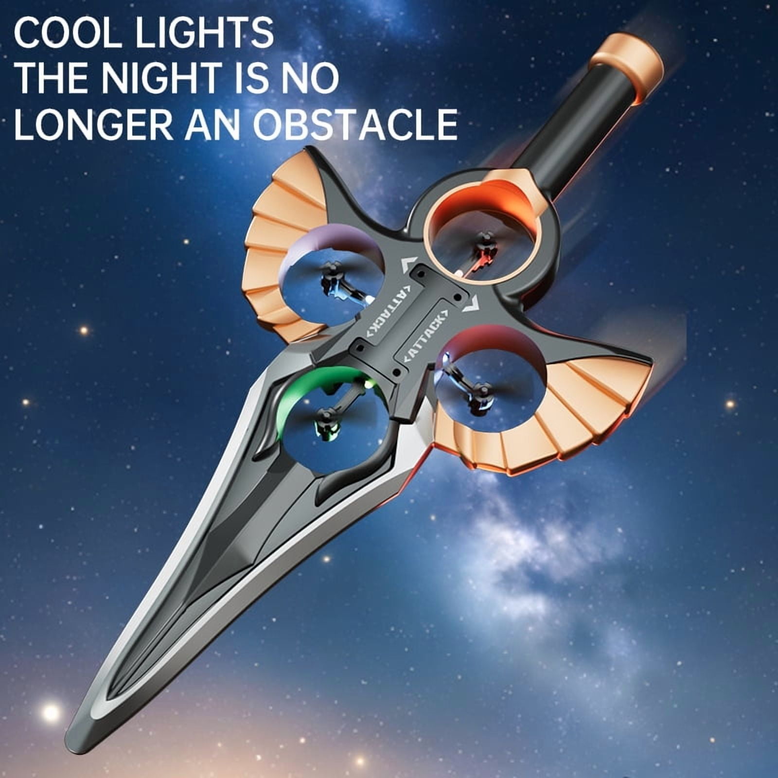 Remote Controlled Flying Sword, 2.4Ghz, 360 ° Flip, EPP Durable Material, One - Key Takeoff and Landing