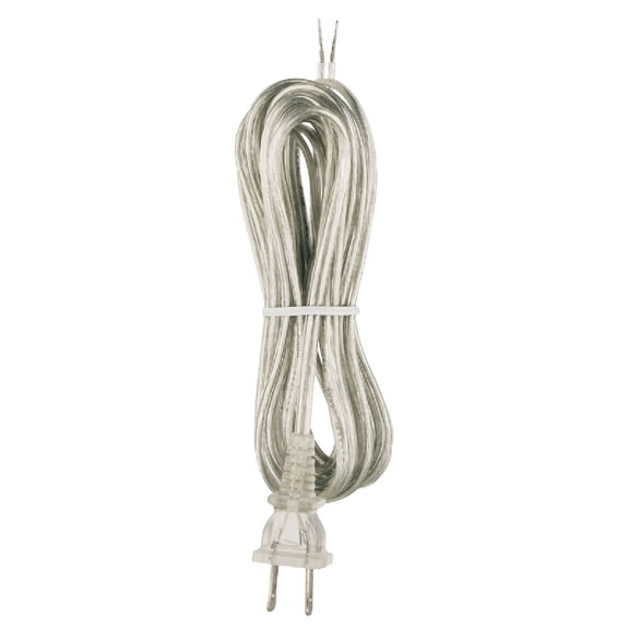 Westinghouse Lighting 70098 8-Feet Lamp Art Cord Set, Silver