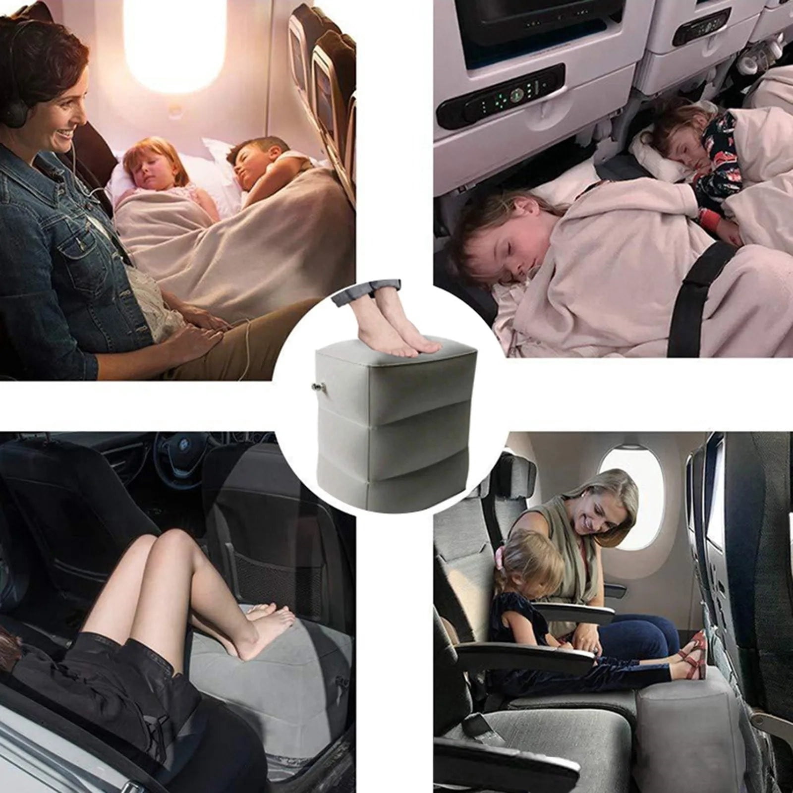 inflatable travel leg rest