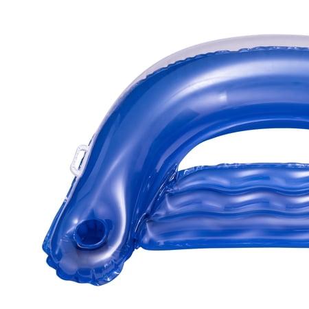 Bluescape Inflatable Comfort Chair Lounge Pool Float, Blue ,Age 14 & up, Unisex