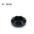 thumbnail image 1 of Accesorios de modificación Macarena hexagonales de rueda aleación de aluminio 6 mm negro, 1 of 8