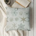 thumbnail image 3 of YINGXI Christmas Pillow Covers, Gold Grey Snowflake Christmas Throw Pillows Linen Xmas Holiday Winter Pillow Covers Christmas Decorations for Home Sofa Couch Outdoor 24x24in, 3 of 5
